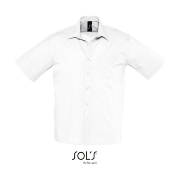 Sol's Popeline-Shirt Bristol Short Sleeve White 4XL