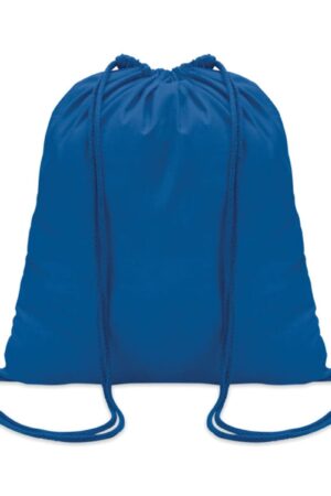 Midocean Katoenen rugzak met koord (100 g/m2) Royal Blue