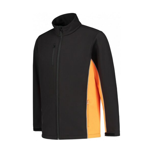 Lemon&Soda L&S Jacket Softshell Workwear Black Orange XXL