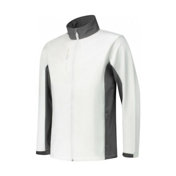Lemon&Soda L&S Jacket Softshell Workwear White Pearl Grey XXL
