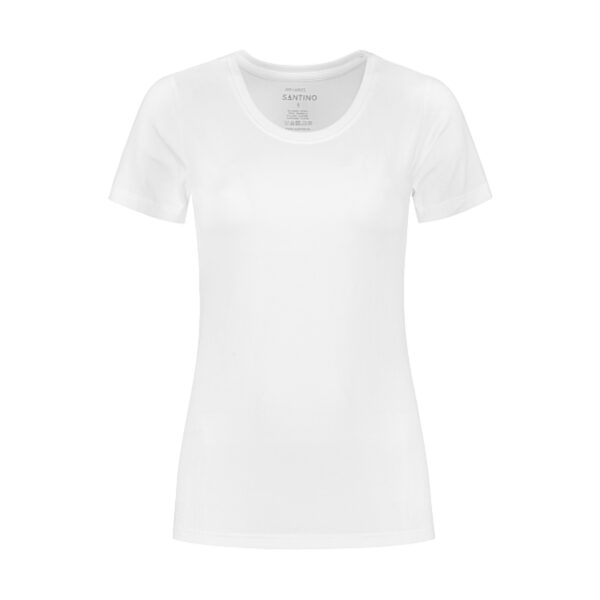 Santino  T-shirt Jive Ladies C-neck White XXL