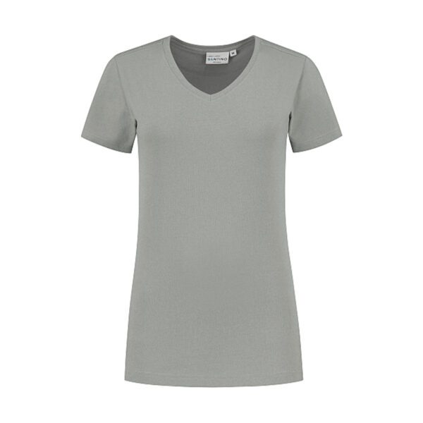 Santino T-shirt Lebec Ladies Silver Grey XXL