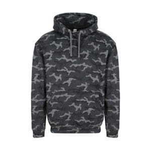 Just Hoods Camo Hoodie Black Camo XXL