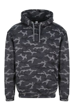 Just Hoods Camo Hoodie Black Camo XXL