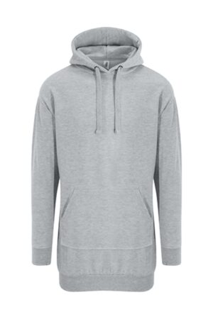 Just Hoods Hoodie Dress Heather Grey XL