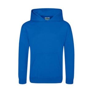 Just Hoods Kids Sports Polyester Hoodie Royal Blue 5-6 jaar (110-116)