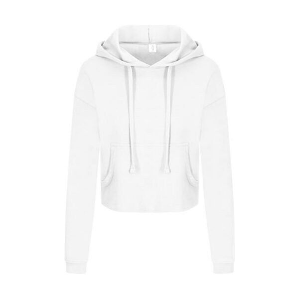 Just Hoods Women´s Cropped Hoodie Arctic White XL