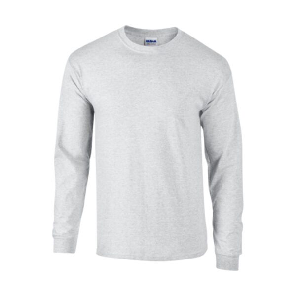 Gildan T-shirt Ultra Cotton LS unisex Ash XXL