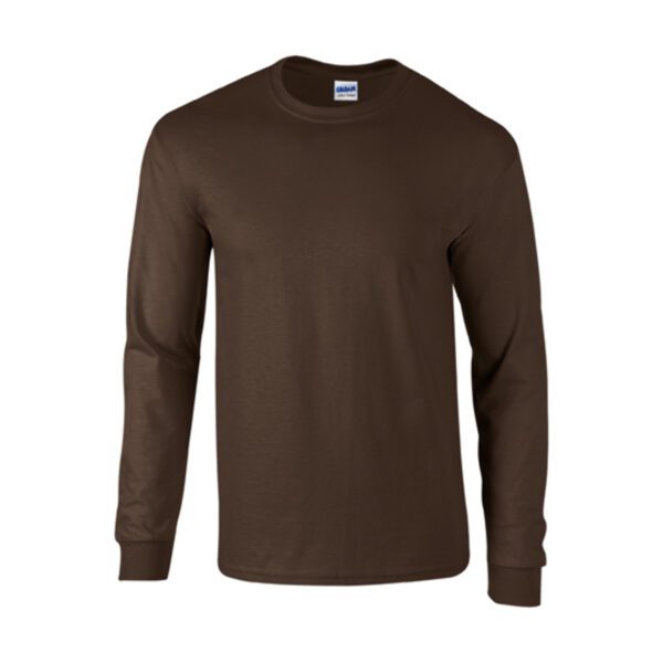 Gildan T-shirt Ultra Cotton LS unisex Dark Chocolate XXL