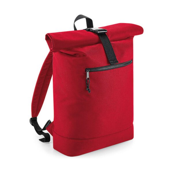 BagBase Recycled Roll-Top Backpack Classic Red