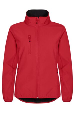Clique Classic Softshell Jacket Lady rood XXL