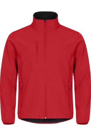 Clique Classic Softshell Jacket rood 4XL
