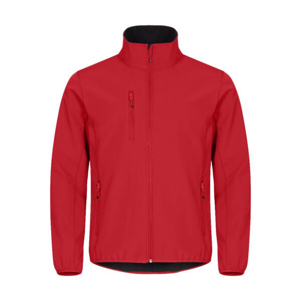 Clique Classic Softshell Jacket rood 4XL