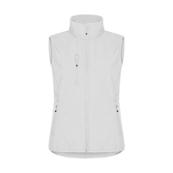 Clique Classic Softshell Vest Lady wit XXL