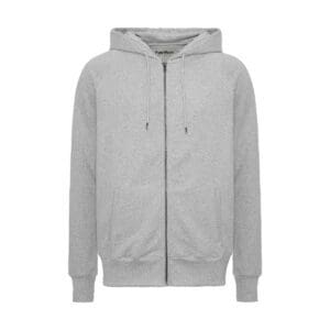 Pure Waste Zip Hoodie Grey Melange XXS