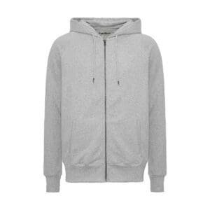 Pure Waste Zip Hoodie Grey Melange XXS