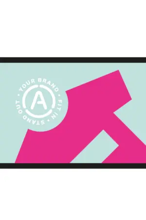 All-over bedrukte vloermat M