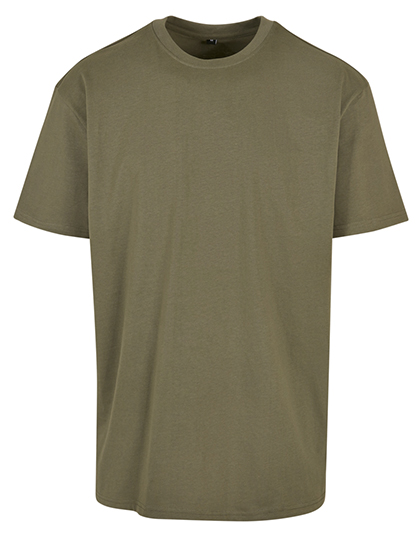 Build Your Brand Heavy Oversize Tee Olive 5XL