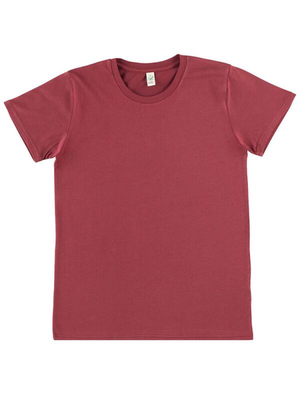 EarthPositive Women's Classic Jersey T-shirt  Burgundy XXL