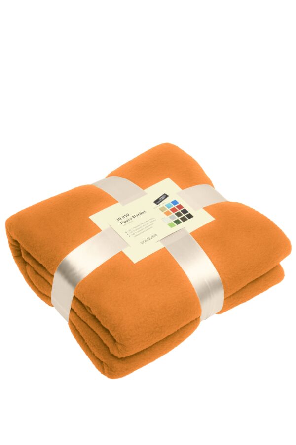 James & Nicholson Fleece Blanket orange ONE SIZE