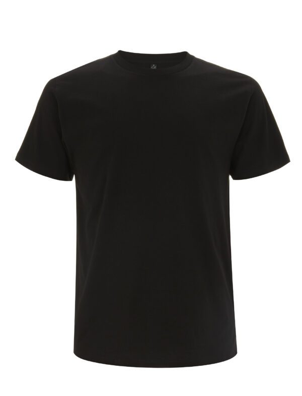 EarthPositive Men's/ Unisex classic jersey T-shirt Black 5XL