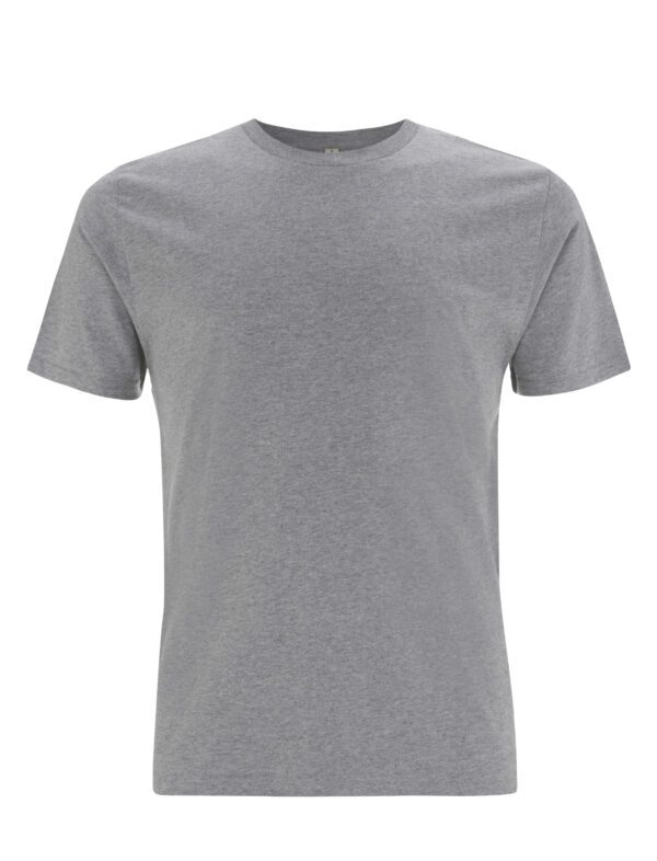 EarthPositive Men's/ Unisex classic jersey T-shirt Melange Grey 3XL