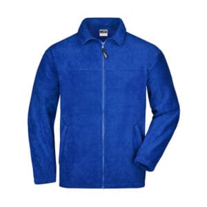 James & Nicholson Full-Zip Fleece royal 4XL