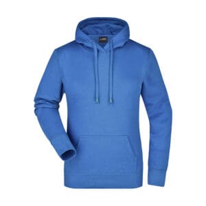 James & Nicholson Ladies´ Hooded Sweat Royal XXL