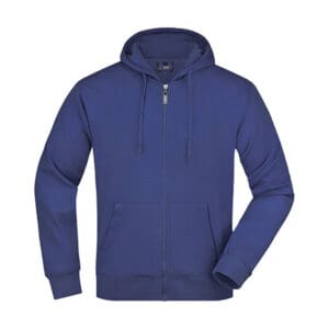 James & Nicholson Men´s Hooded Jacket Royal 3XL