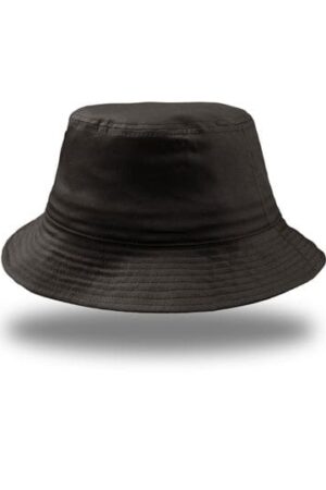 Atlantis Bucket Cotton Hat Black ONE SIZE