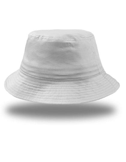Atlantis Bucket Cotton Hat White ONE SIZE