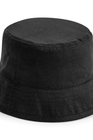Beechfield Organic Cotton Bucket Hat Black L/XL