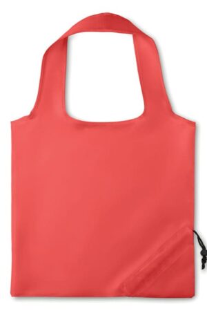 Opvouwbare 210D polyester boodschappentas Red