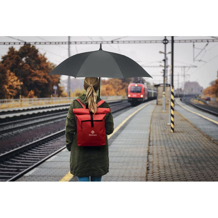 15 inch rolltop laptoprugzak - Afbeelding 2