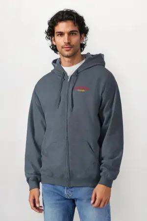 Softstyle Midweight Full Zip Hooded Sweater