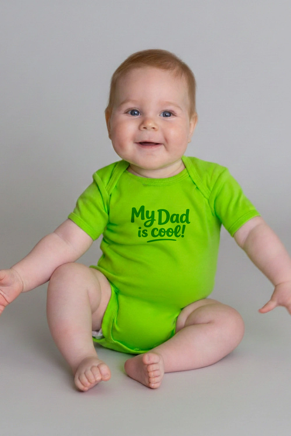 Organic Baby Bodysuit Short Sleeve Bailey 01