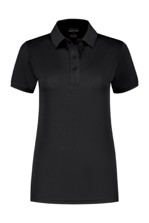 Santino Poloshirt Edinburgh Ladies Black XXL