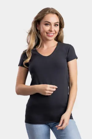 T-shirt V-neck SS for her