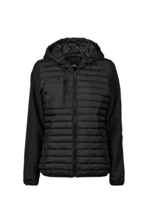 Womens Hooded Crossover Jacket